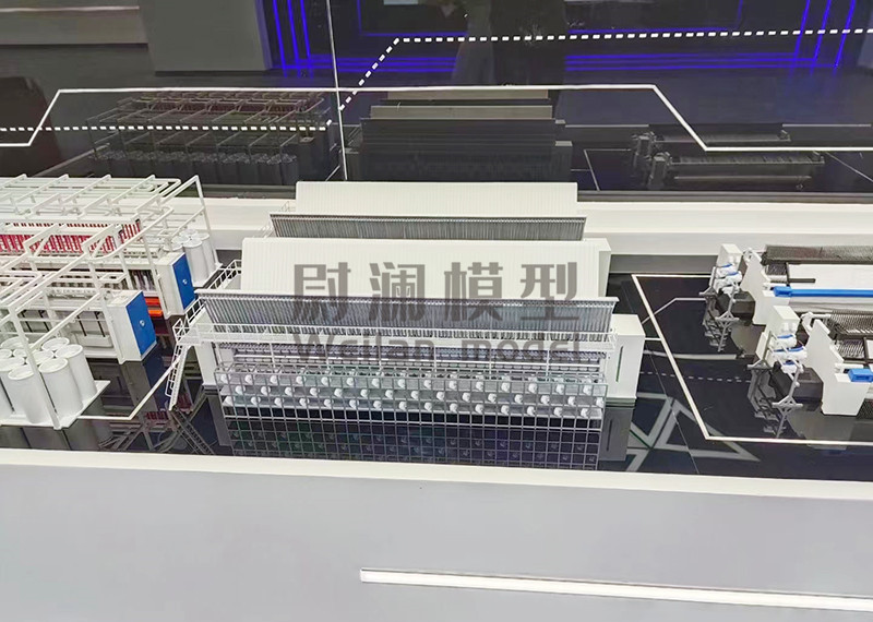 織布生產(chǎn)線模型